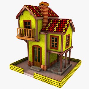 house toon 3d model