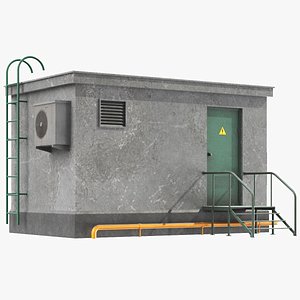 Detailed Rooftop Building