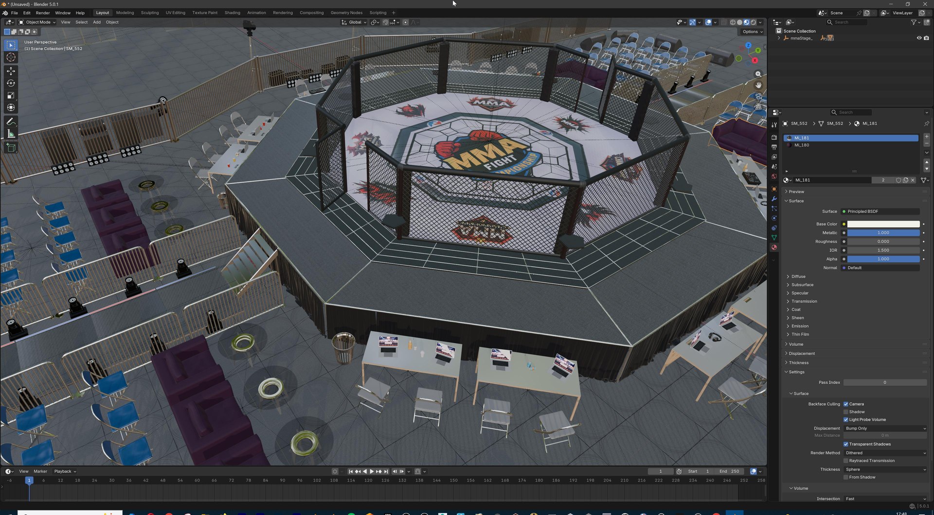 3D model MMA Arena Stage Venue - Modular 3D Environment Octagon Cage Fight Game Kit https://p.turbosquid.com/ts-thumb/BD/0R9aYV/6f/20260904174805/jpg/1788596811/1920x1080/fit_q87/7dc8f80f68c8b19b4117c615559c007bcd661fd7/20260904174805.jpg