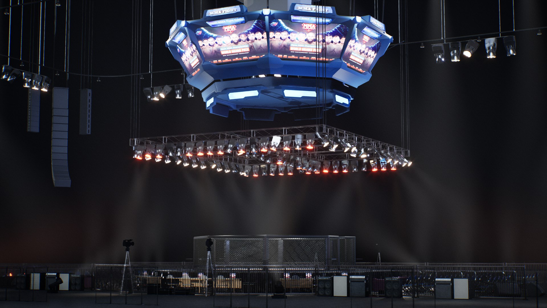 3D model MMA Arena Stage Venue - Modular 3D Environment Octagon Cage Fight Game Kit https://p.turbosquid.com/ts-thumb/BD/0R9aYV/Dx/highresscreenshot00002/png/1788596810/1920x1080/fit_q87/c0da2dfd0da1f22b16c17fece2e27a3d61318fce/highresscreenshot00002.jpg