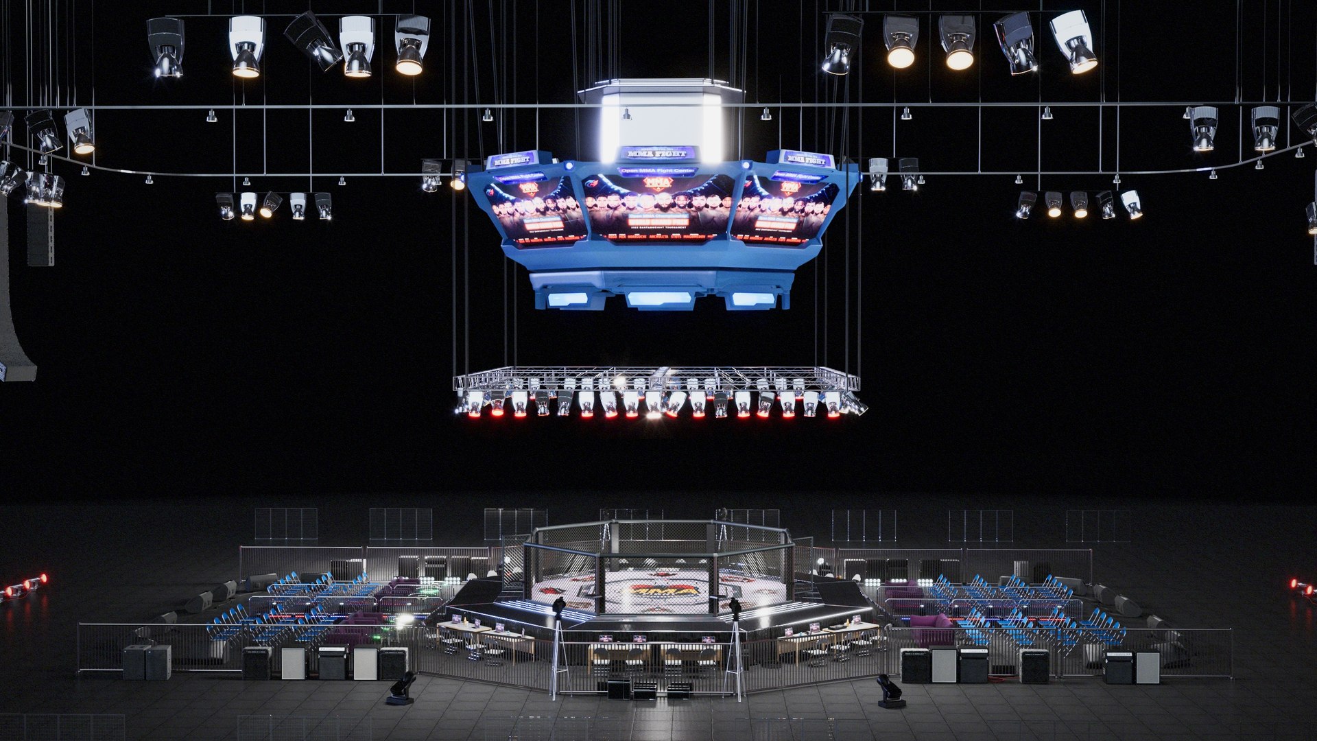 3D model MMA Arena Stage Venue - Modular 3D Environment Octagon Cage Fight Game Kit https://p.turbosquid.com/ts-thumb/BD/0R9aYV/KN/03/jpg/1788596780/1920x1080/fit_q87/49bd1142250bea04700dc19ebf8ca5dd70f1f22c/03.jpg