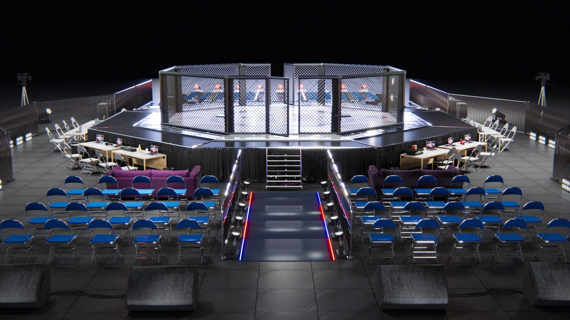 3D model MMA Arena Stage Venue - Modular 3D Environment Octagon Cage Fight Game Kit https://p.turbosquid.com/ts-thumb/BD/0R9aYV/ky/02/jpg/1788596777/1920x1080/fit_q87/3698074a60287a4400c668e0970f266b16eaebe2/02.jpg