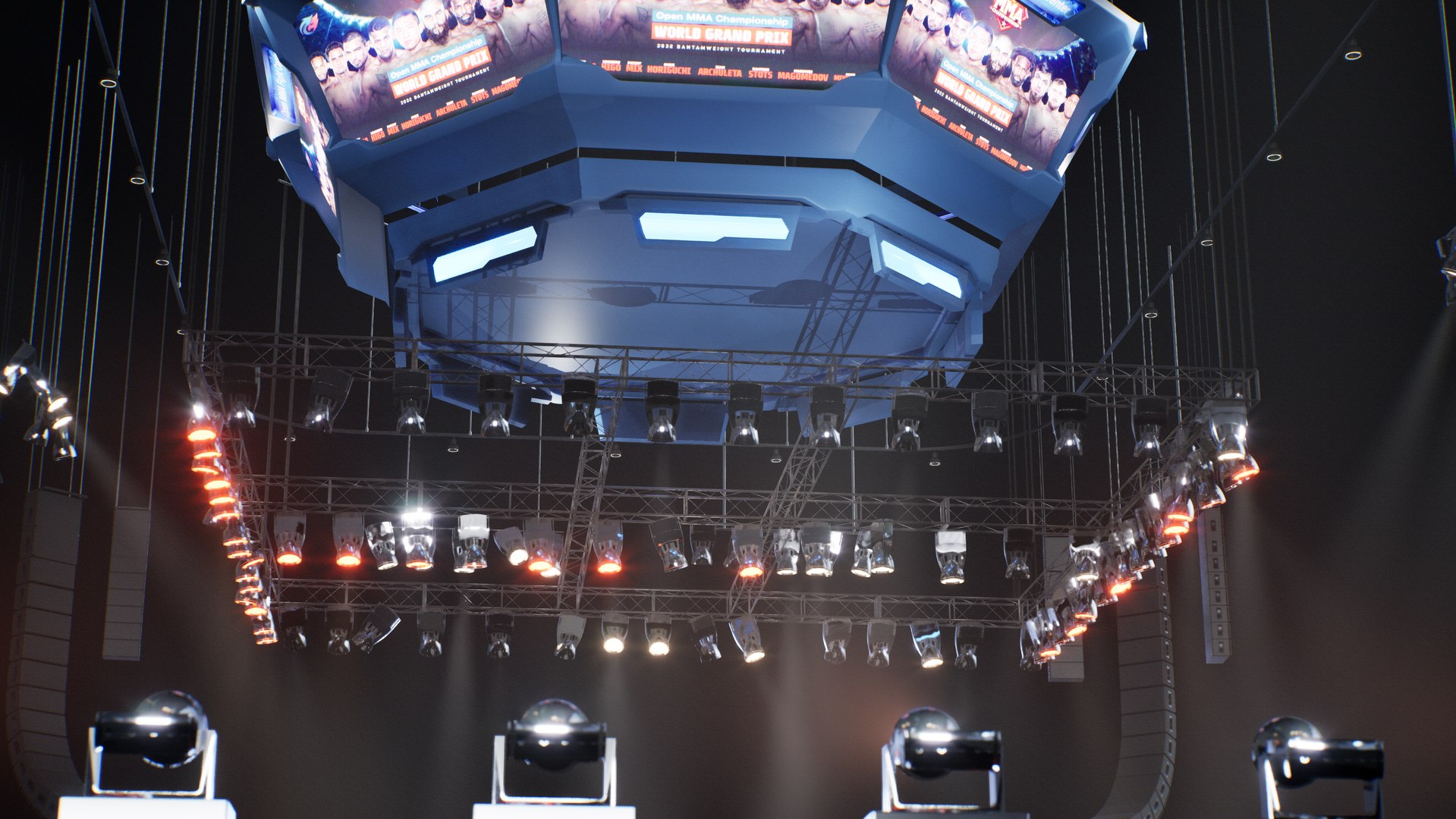 3D model MMA Arena Stage Venue - Modular 3D Environment Octagon Cage Fight Game Kit https://p.turbosquid.com/ts-thumb/BD/0R9aYV/sf/highresscreenshot00003/png/1788596816/1920x1080/fit_q87/20a44b767a0f4e3ea1a52fcaccba032a3c35ffba/highresscreenshot00003.jpg