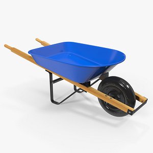 Heavy Gauge Wheelbarrow with Wooden Handles