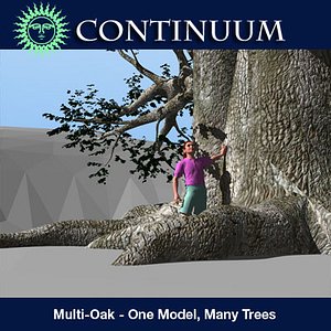 3ds max tree oak single