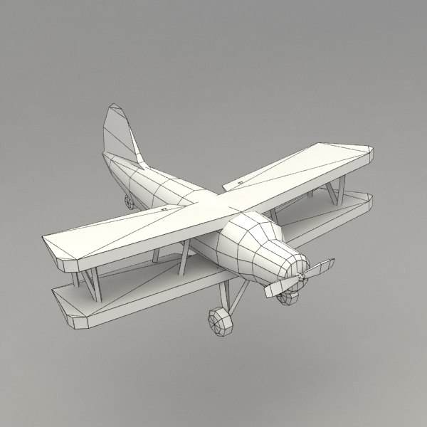 3d airplane plane