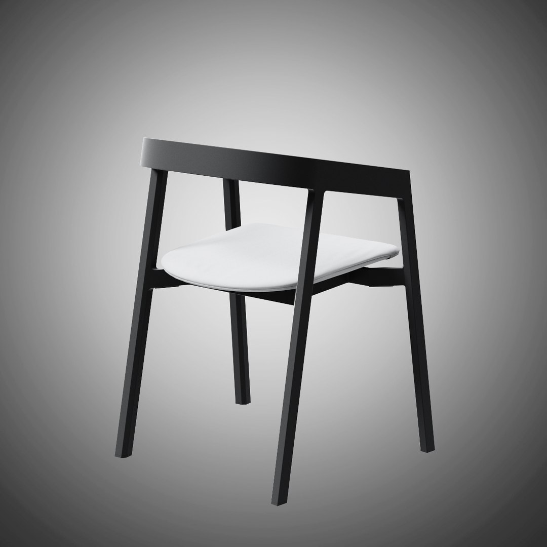 Mornington dining chair aluminium 3D model TurboSquid 1381978