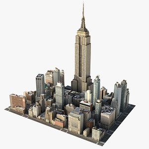Manhattan District 06 Low Poly