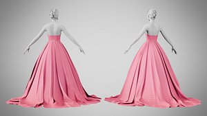 3D Dress 47 Brink Pink