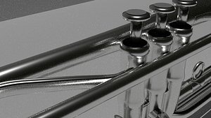 3d model trumpet