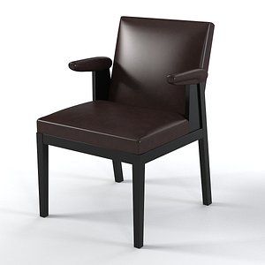 3d model christian liaigre chair