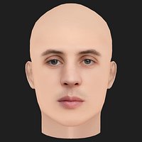 Low Poly Josh O Connor Head