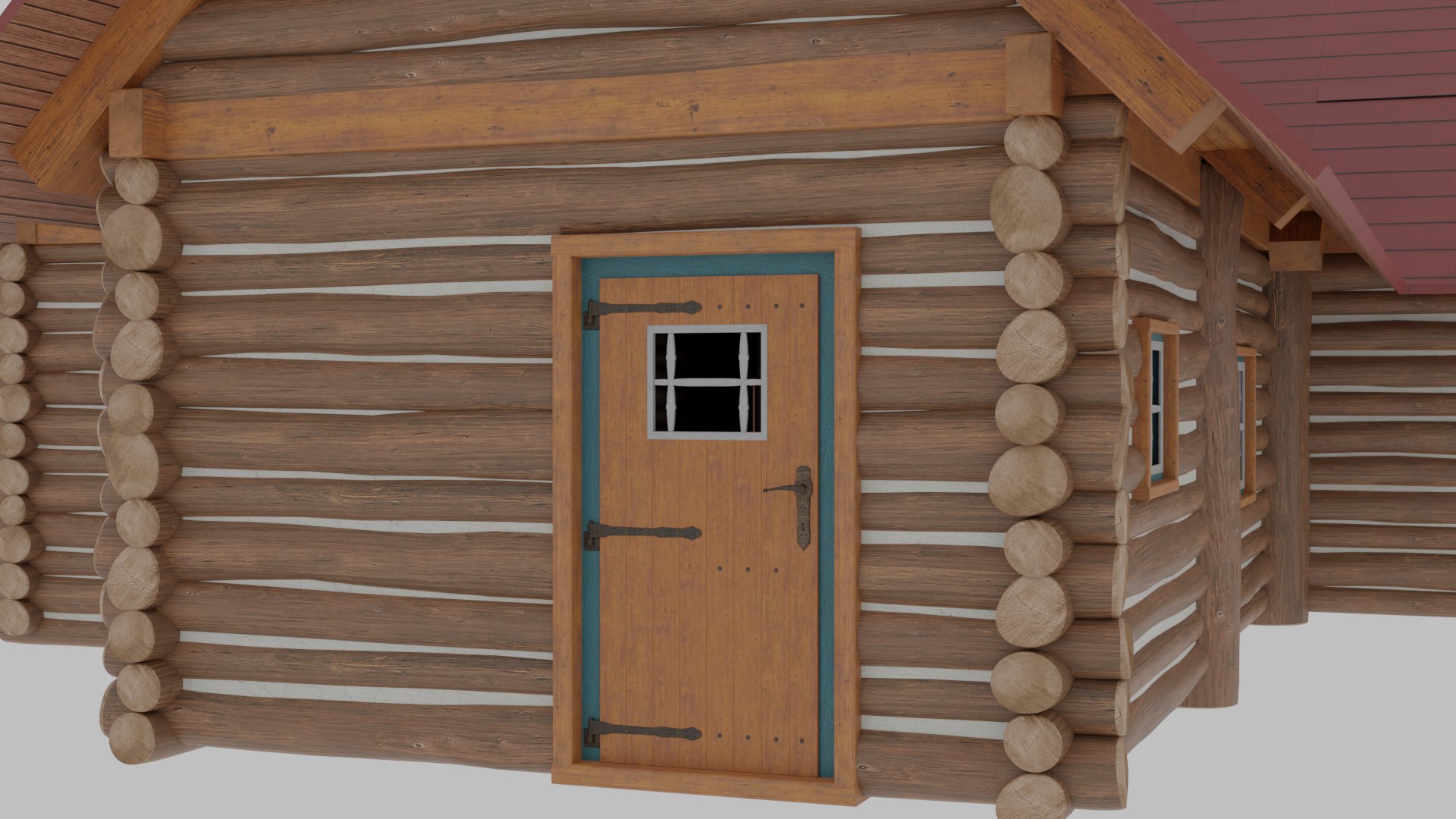 3D Log Cabin - TurboSquid 1896371