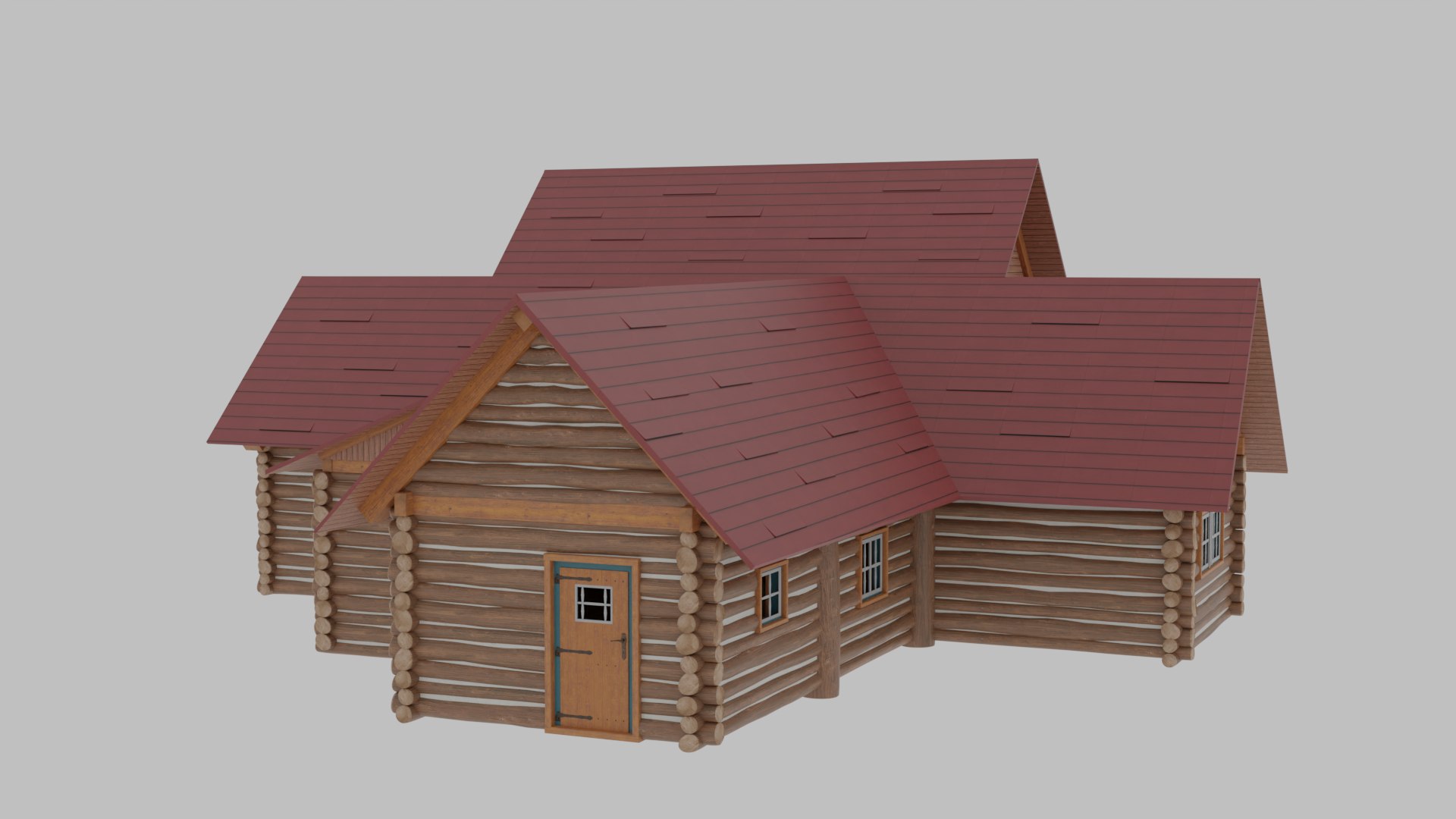 3D Log Cabin - TurboSquid 1896371
