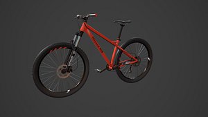 MTB bicycle PBR 3D model