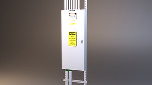support electrical panel 3D model