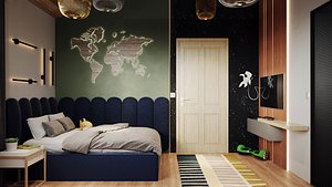3D kid room