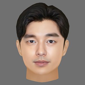 Gong Yoo Head - Low poly head for game