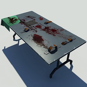 3d torture table model
