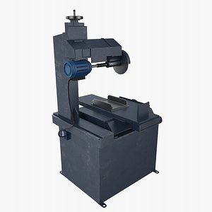 milling machine 3D model