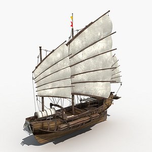 3D model sail sailboat boat