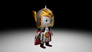 3D Cute Thor Character NPC