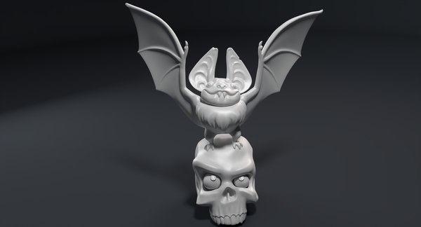 Sculpture funny vampire 3D model - TurboSquid 1518028