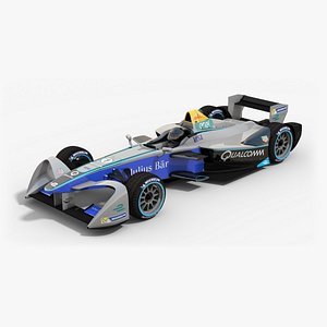 3d model of generic srt-01e formula e