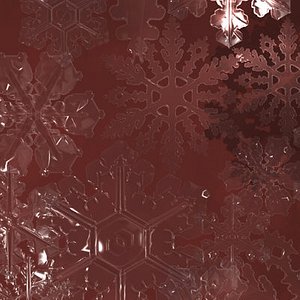 3d model snowflakes snow flakes