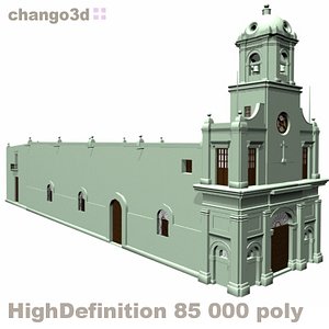 3d model of la iglesia santa teresita