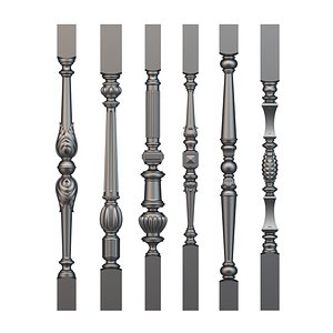 baluster 3D model