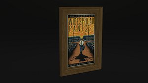 widespread panic poster 3D model