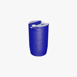 Plastic Tight Head Drum 01 220L 3D
