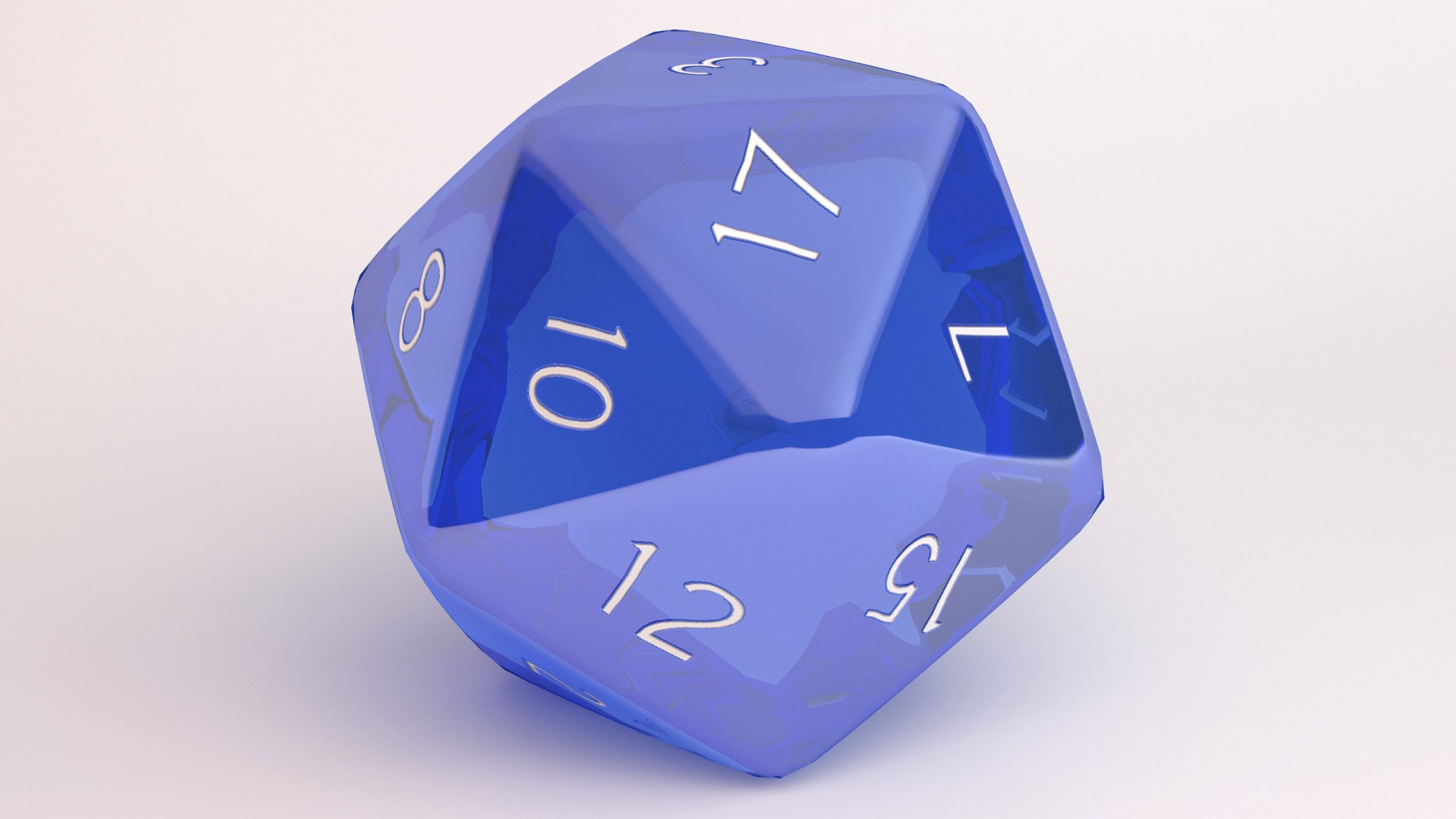 Dice D20 3D Model - TurboSquid 1595261