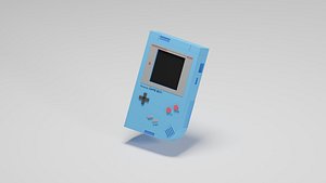 game boy 3D model