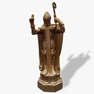 Chess piece bishops 3D model