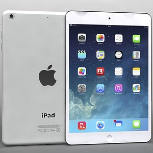 3d model of apple ipad air mini