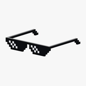 3D Voxel Sunglasses