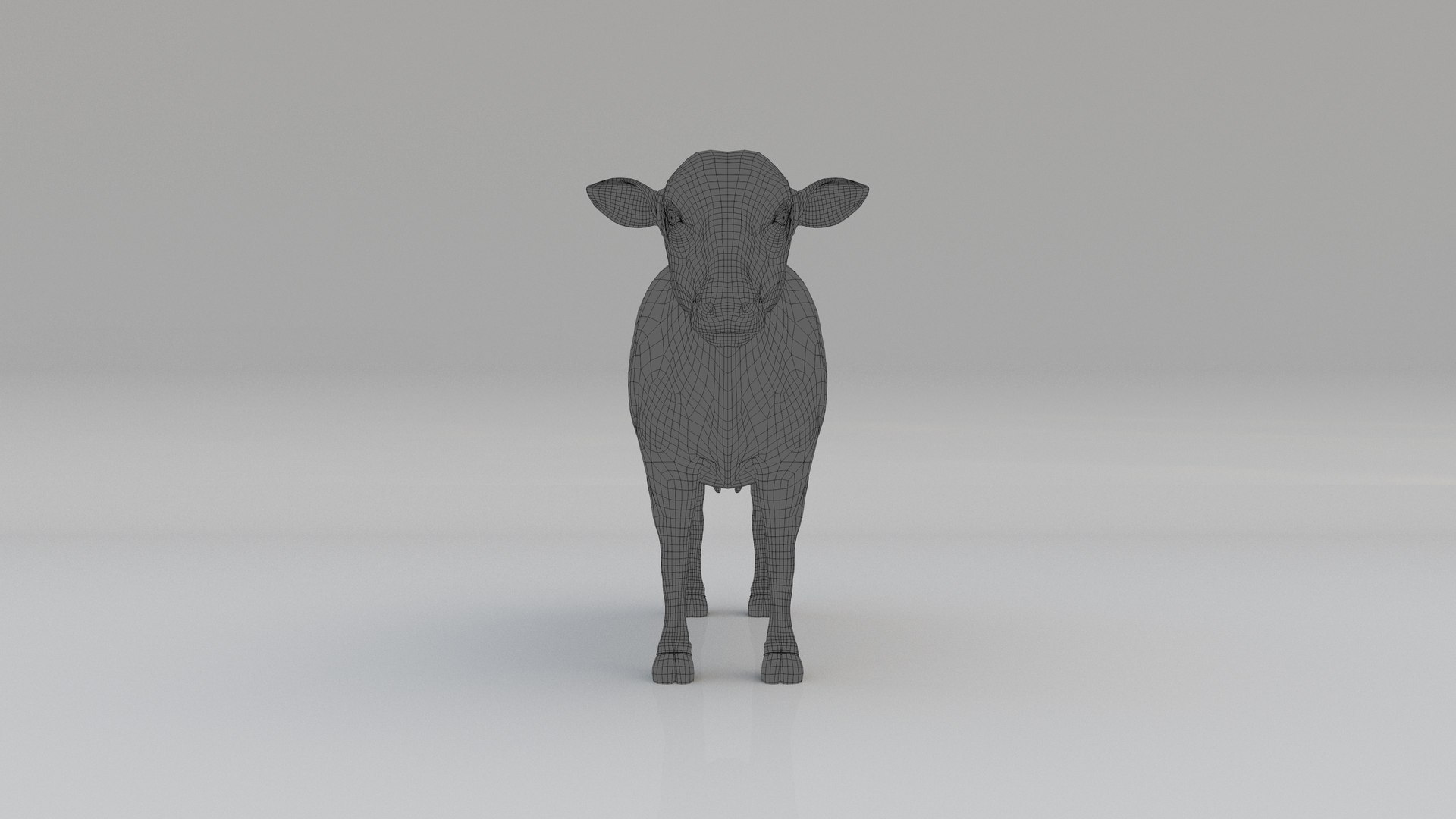 Dairy Cow FUR ANIMATED 3D Model - TurboSquid 1962775