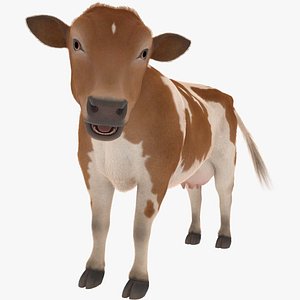 Cow FUR   Facial Blend Shapes