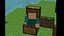 Minecraft-Szene voll
