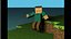 Minecraft-Szene voll