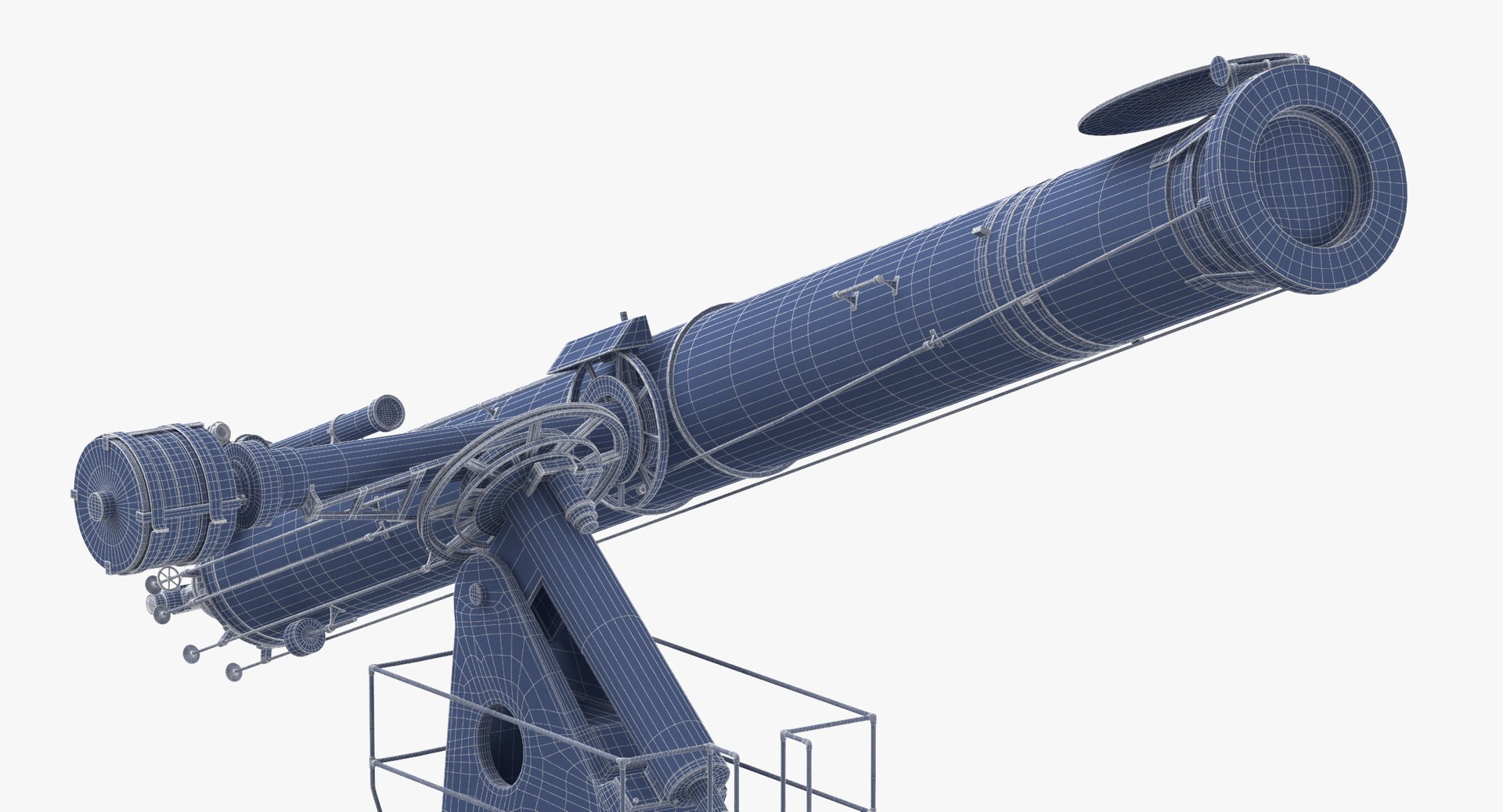 3d model observatory telescope