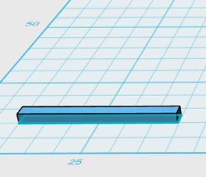 ho scale sleeper tie 3d model