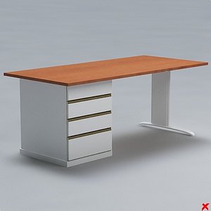 free 3ds model office table