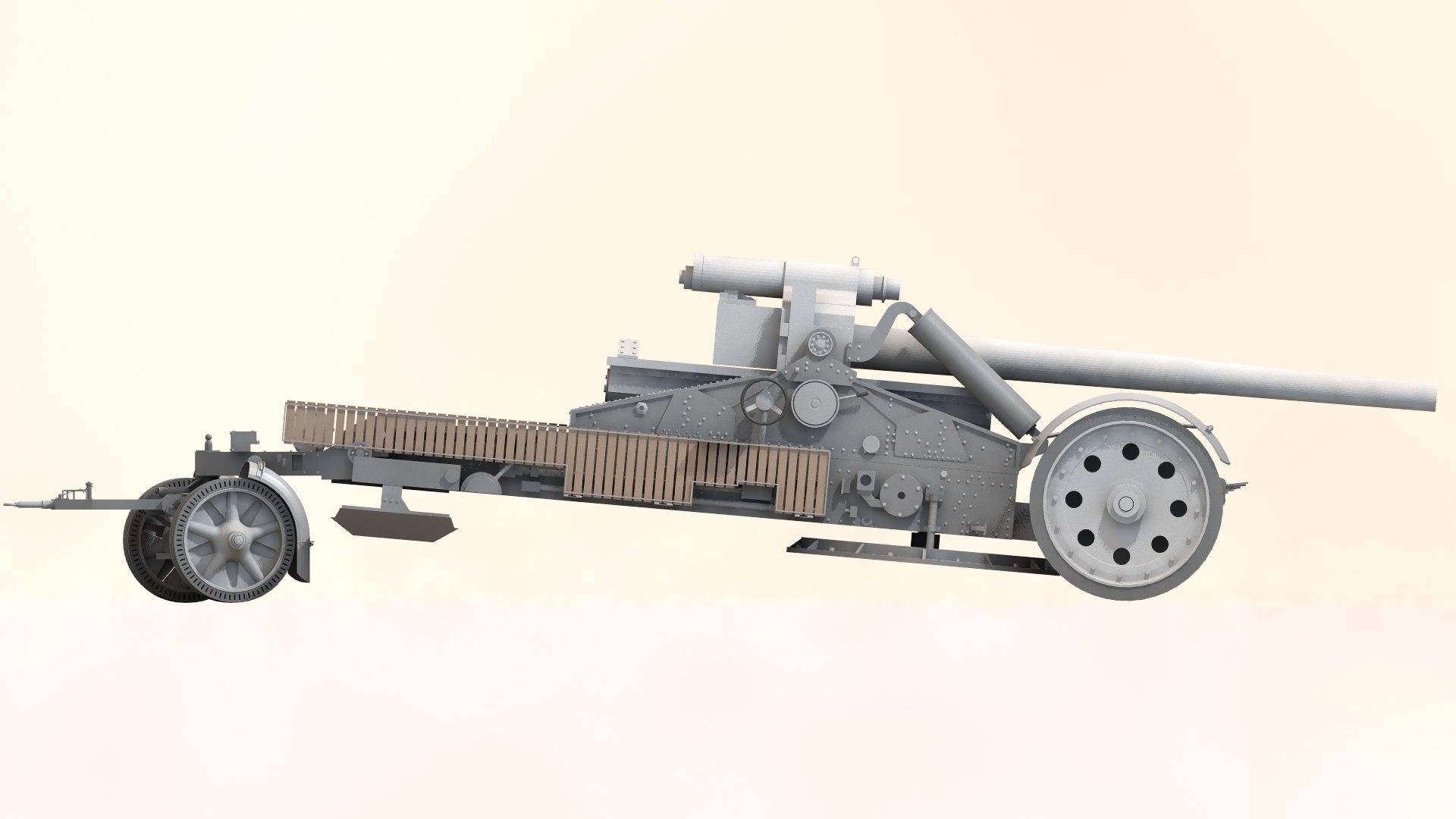 21 Cm Morser 18 3D Model - TurboSquid 2335778