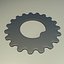 3dsmax component large 49 gear