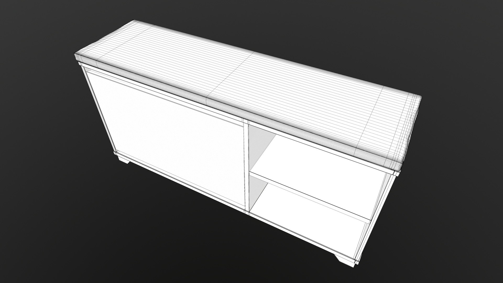 3D Study Table Model - TurboSquid 1977593