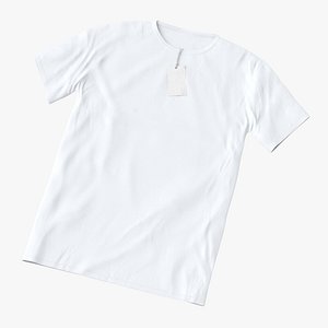 male crew neck laid 3D model