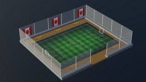 3D Soccer Stadium - Canada